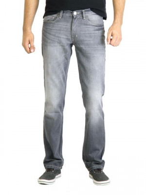 Locomotive Men Washed Grey Jeans