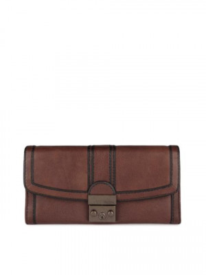 Fossil Women Brown Wallet