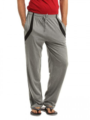 Hanes Men Grey Relaxed Sports Pants