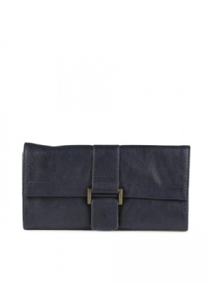Baggit Women Navy Blue Square Dum Wallet