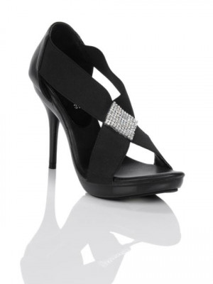 Catwalk Women Black Sandals