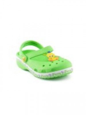 Warner Bros Kids Girls TW Big Facelog Green Sandals