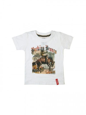 Gini and Jony Boys Rodeo White T-shirt