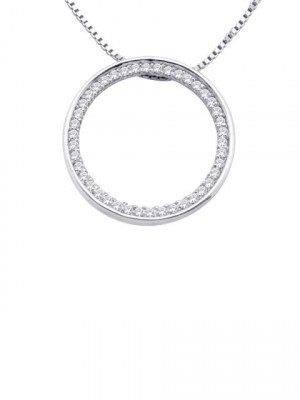 Lucera Women Silver Pendant with Chain