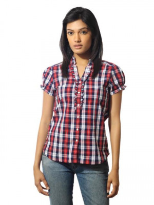 Wrangler Women Bella Red Shirt