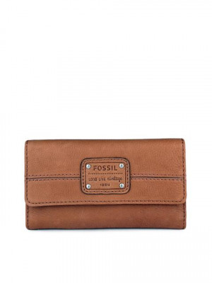 Fossil Women Brown Wallet