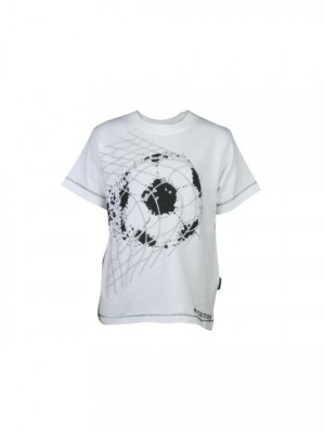 Doodle Kids Boys Soccer White T-Shirt