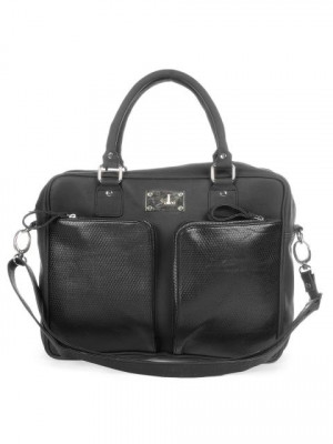 Yelloe Unisex Black Laptop Bag