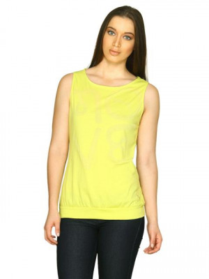Puma Women Yellow Sleeveless Top