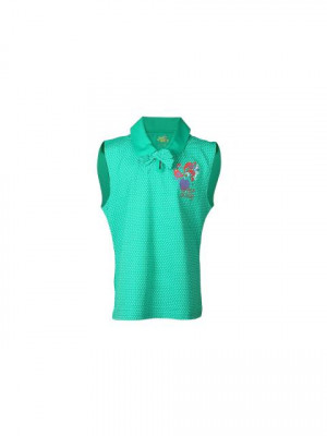 Allen Solly Kids Girls Polka Green T-shirt