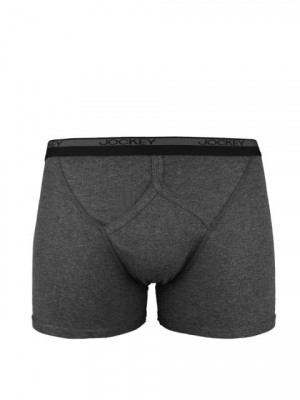 Jockey MC Men Charcoal Grey Midway Classic Trunks 1101