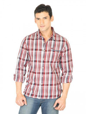 Levis Men Classics Formula One Red Shirt