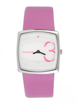 Fastrack Women White Dial Watch N6013SL01