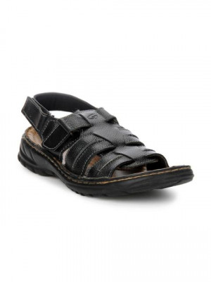 Ganuchi Men Black Sandals
