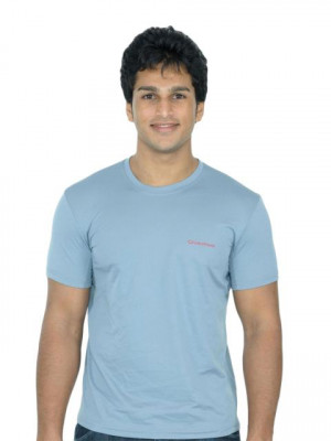 Quechua Men Sweat Proof Grey T-shirt
