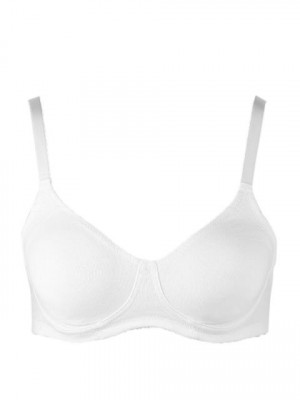 Enamor Women Smooth White Bra