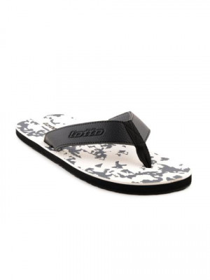 Lotto Men Earth Black Slipper