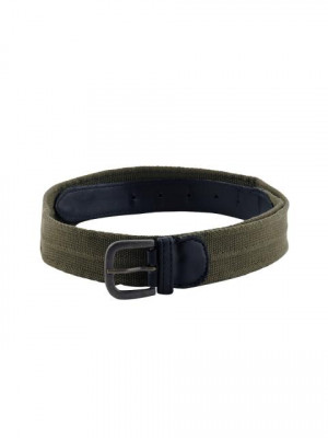 Peter England Men Casual Olive Belt