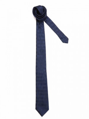 Turtle Men Solid Navy Blue Ties