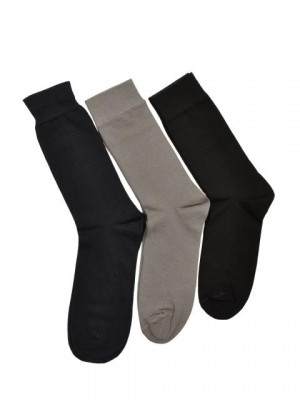 Reid & Taylor Men Solid Black Socks
