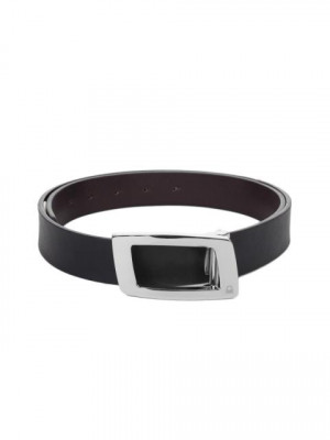 United Colors of Benetton Men Leather Black Belt