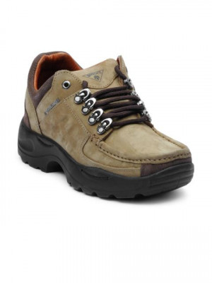 Woodland Men Khaki Shoes