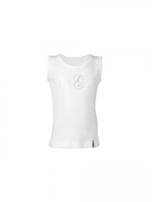 Gini and Jony Kids Girls Printed White Tops