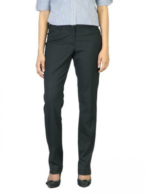 Scullers For Her Women Striped Black Trousers