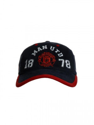 Manchester United Men Printed Navy Blue Cap