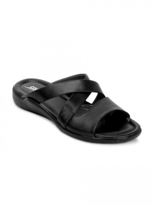 Coolers Men Black Sandals