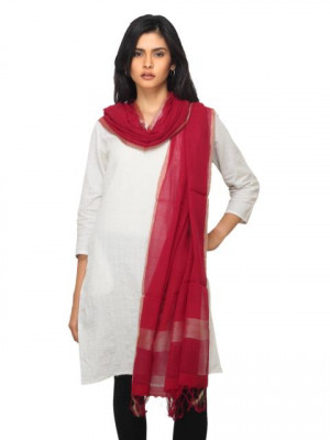 Fabindia Women Red Dupatta