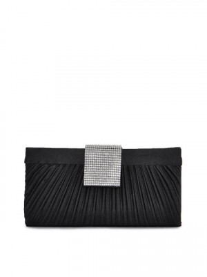 Lino Perros Women Crystal Black Clutch