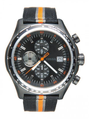 Fossil Men Black Dial Chronograph Watch CH2732