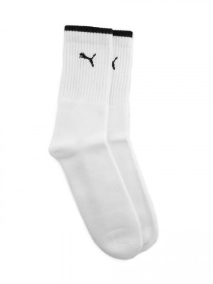 Puma Men Sport Quarters White Socks