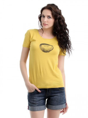 Roxy Women Mustard Yellow Top