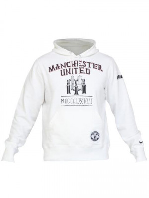 Nike Men Printed White Sweatshirts