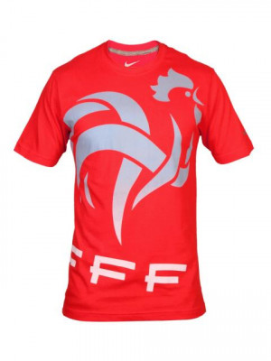 Nike Men's Round Neck Red T-Shirt