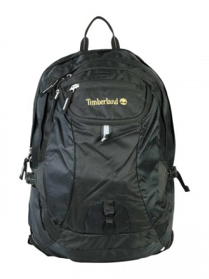 Timberland Unisex Solid Black Backpacks