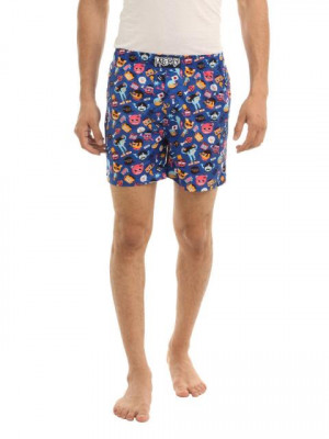 Probase Blue Printed Boxers