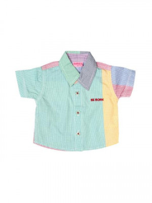 Doodle Boys Check Multi Coloured Shirt