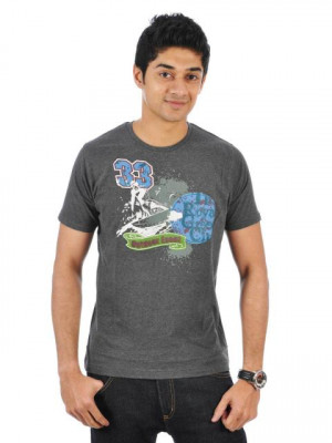 Probase Men Outdoor Event Grey Tshirts