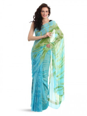 Satya Paul Blue Saree