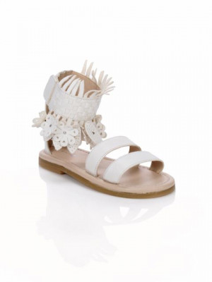 Enroute Teens White Sandals