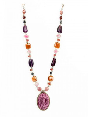 Adrika Pink Necklace