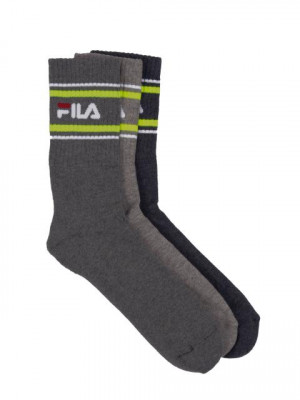 Fila Men Pack Of 3 Grey Socks