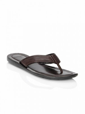 Enroute Men Brown Flip Flops