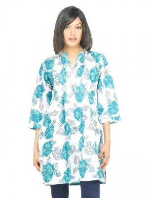 Aneri Women Sunflower Green Kurta