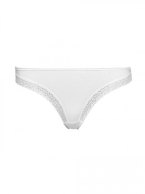 Jockey Lace Stretch White Bikini Brief