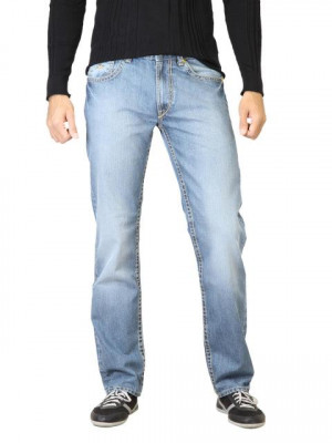 Deni Yo Men Blue Washed Slim Fit Jeans