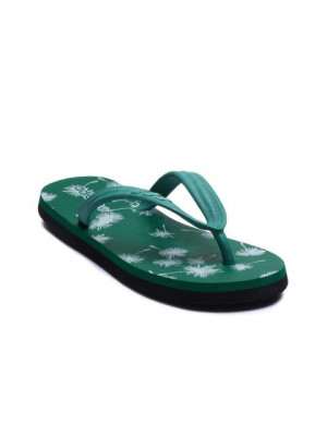 ADIDAS Women Spring Green Flip Flops